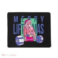 Merry Liftmas Tattoo Santa Mousepad thumb 0