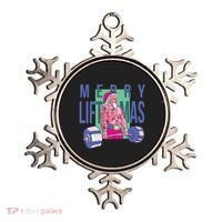 Merry Liftmas Tattoo Santa Ornament thumb 0