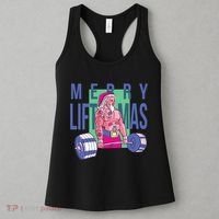 Merry Liftmas Tattoo Santa Women's Tank Top thumb 3