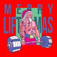 Merry Liftmas Tattoo Santa Santa Hat thumb 1