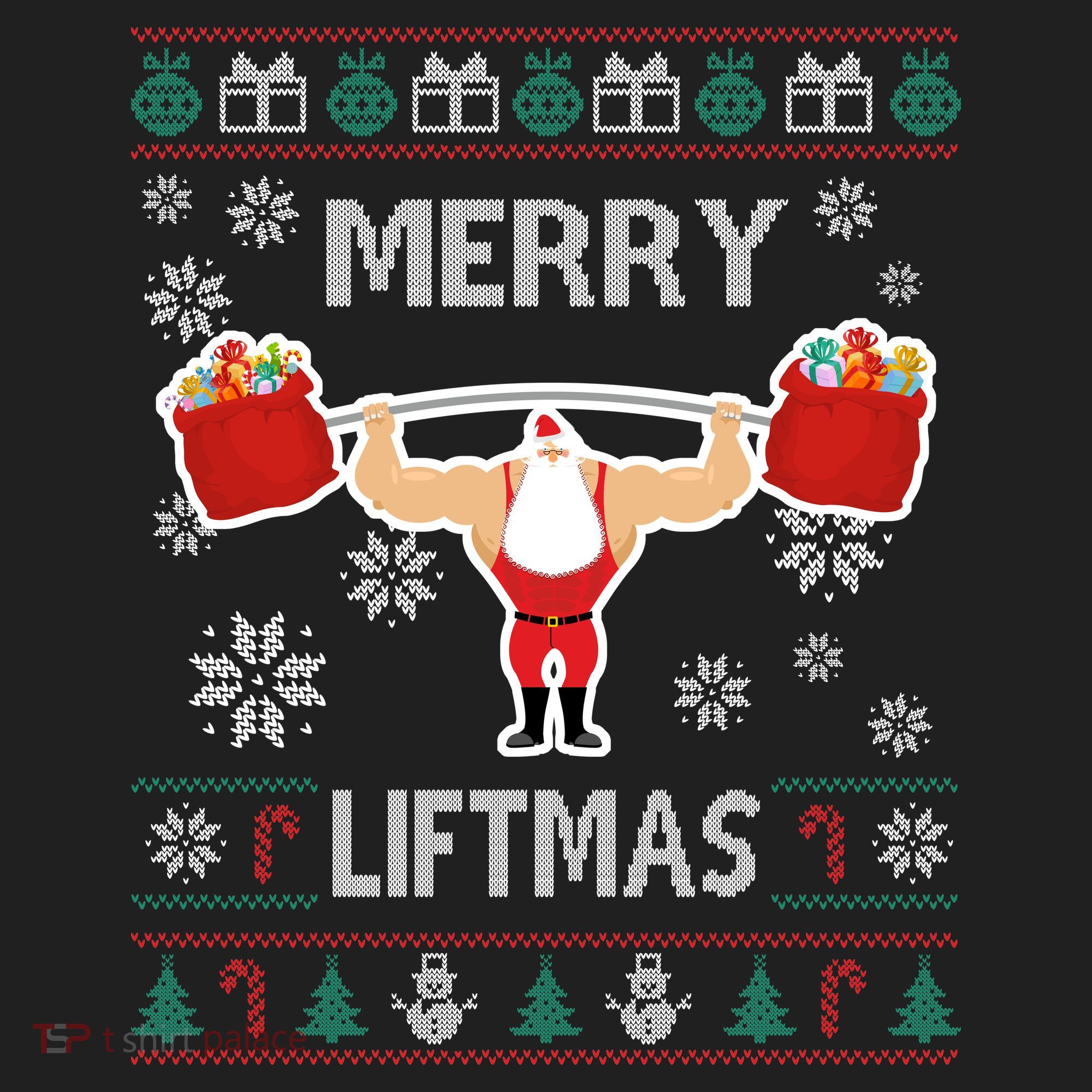 Merry Liftmas Ugly Christmas Women's Sweatshirt