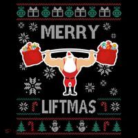 Merry Liftmas Ugly Christmas Bucket Hat thumb 4