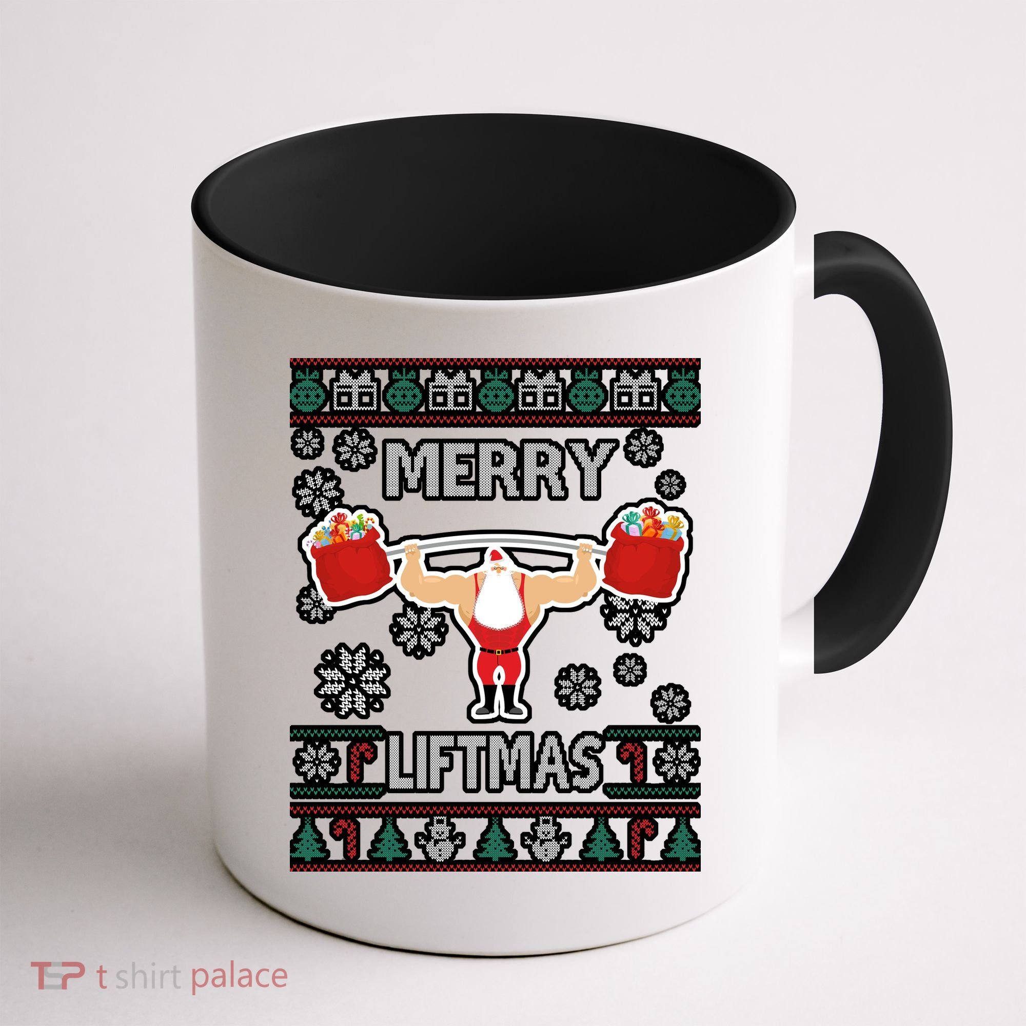 Merry Liftmas Ugly Christmas Coffee Mug