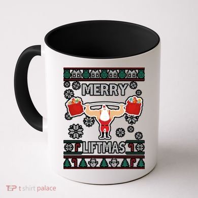 Merry Liftmas Ugly Christmas Coffee Mug