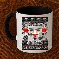 Merry Liftmas Ugly Christmas Coffee Mug thumb 2