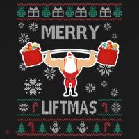 Merry Liftmas Ugly Christmas Polo thumb 3
