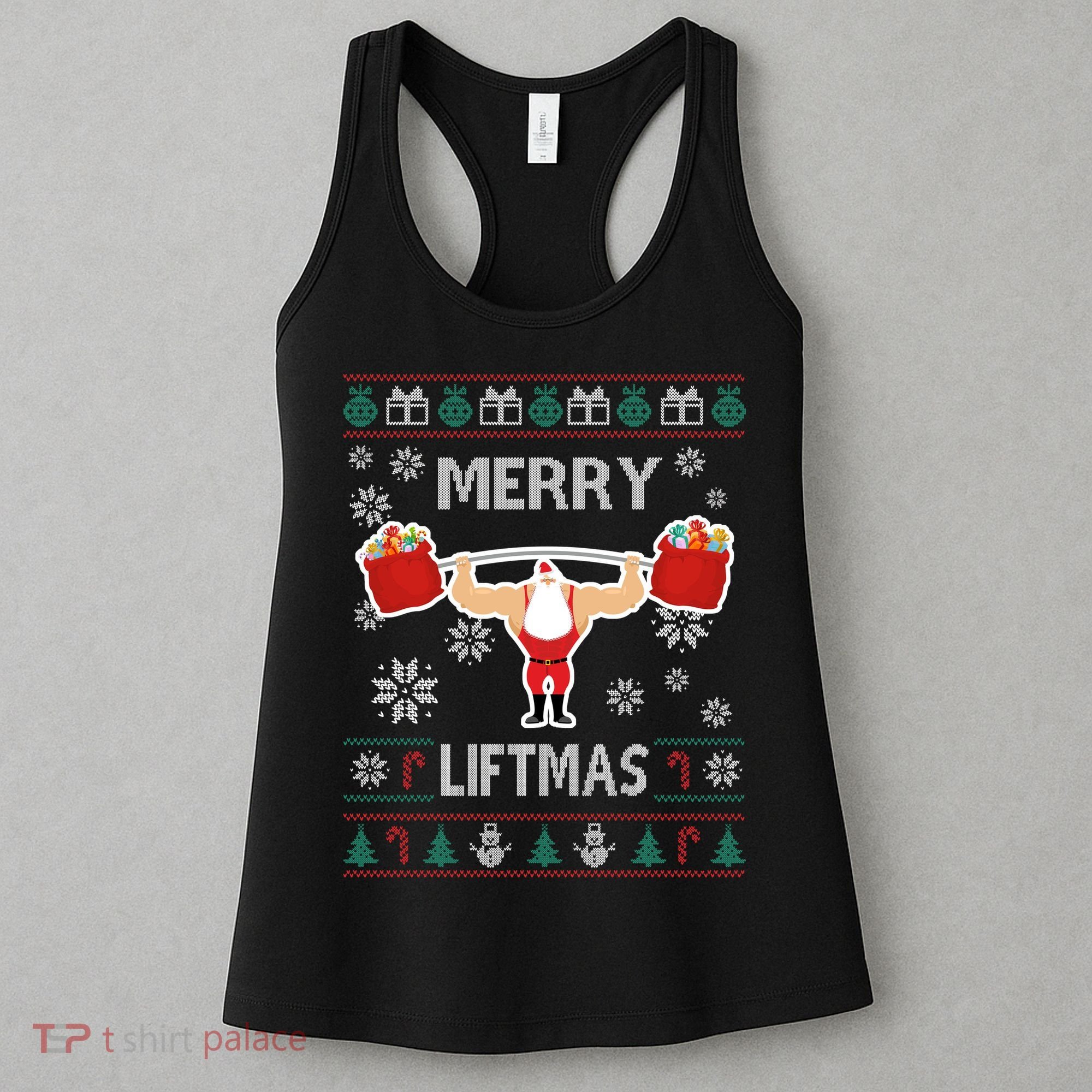Merry Liftmas Ugly Christmas Women's Tank Top