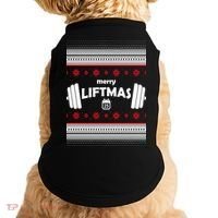 Merry Liftmas Ugly Christmas1 Doggie Tank thumb 0