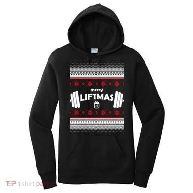 Merry Liftmas Ugly Christmas1 Women's Hoodie