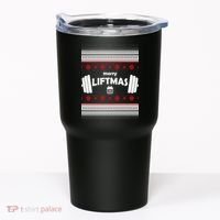 Merry Liftmas Ugly Christmas1 Tumbler thumb 0