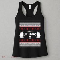 Merry Liftmas Ugly Christmas1 Women's Tank Top thumb 3