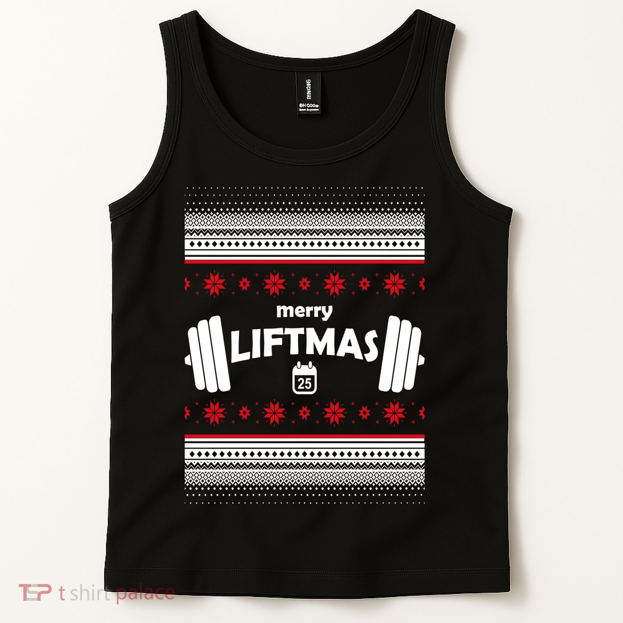 Merry Liftmas Ugly Christmas1 Tank Top