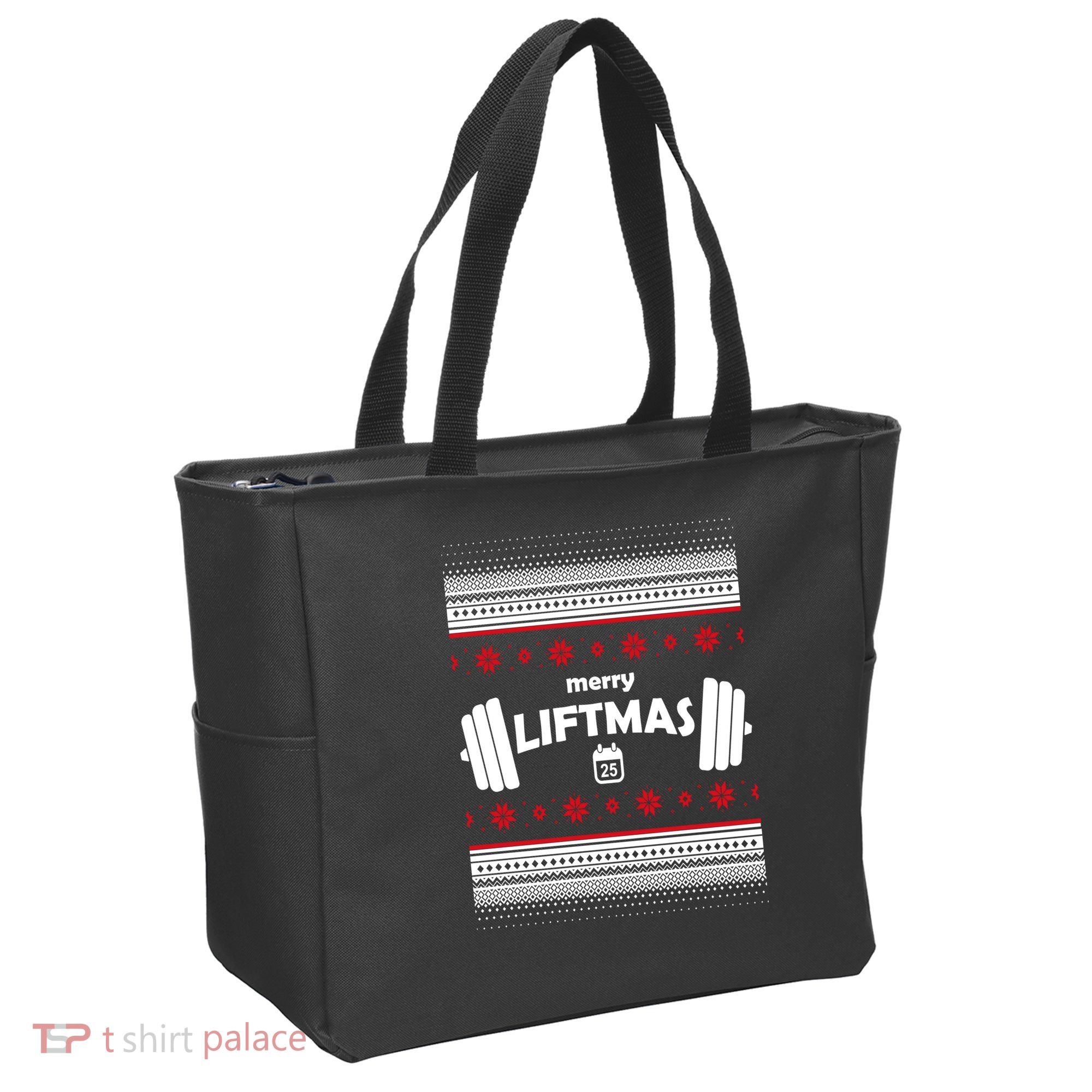 Merry Liftmas Ugly Christmas1 Tote Bag