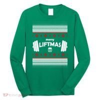 Merry Liftmas Ugly Christmas1 Long Sleeve Shirt thumb 0