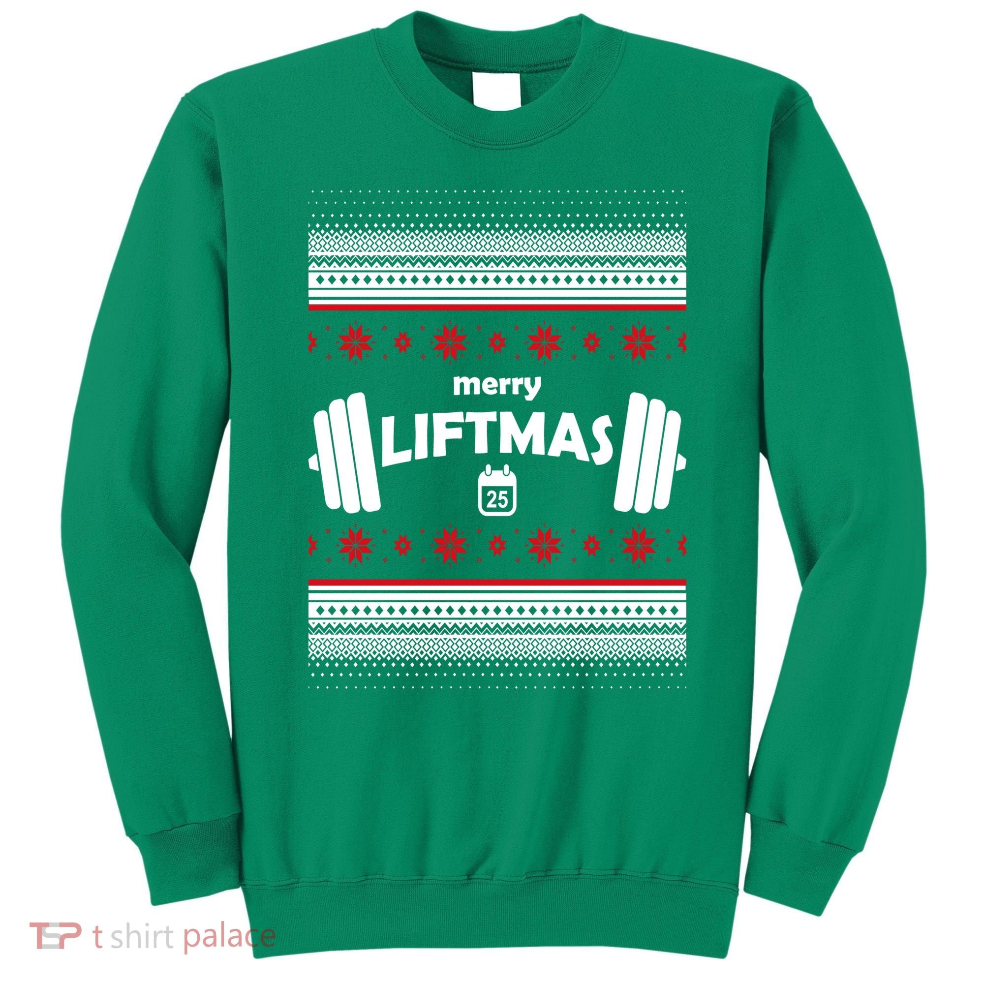 Merry Liftmas Ugly Christmas1 Sweatshirt
