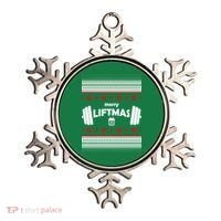 Merry Liftmas Ugly Christmas1 Ornament thumb 0