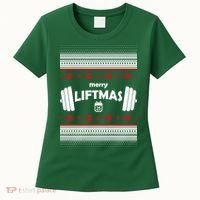 Merry Liftmas Ugly Christmas1 Women's T-Shirt thumb 0