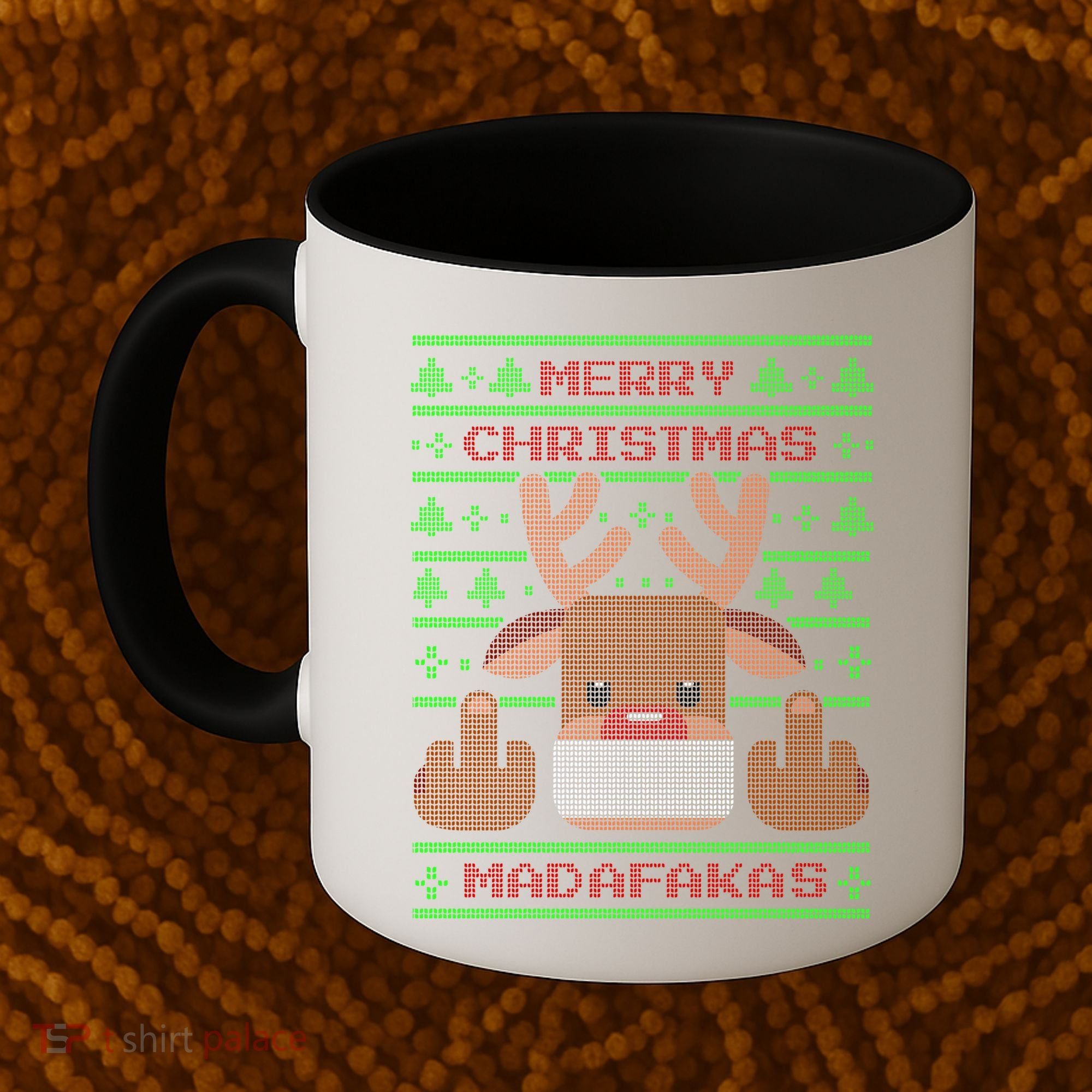 Merry Madafakas Funny Ugly Christmas Coffee Mug