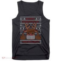 Merry Madafakas Funny Ugly Christmas Tank Top thumb 0