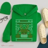 Merry Madafakas Funny Ugly Christmas Hoodie thumb 4