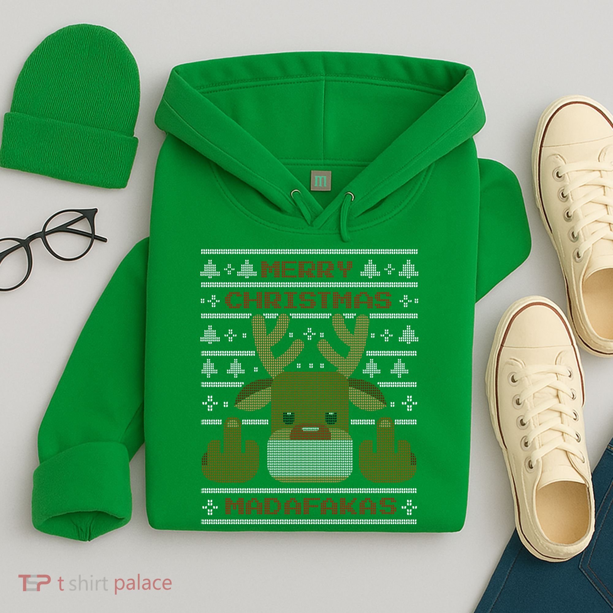 Merry Madafakas Funny Ugly Christmas Hoodie