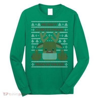 Merry Madafakas Funny Ugly Christmas Long Sleeve Shirt