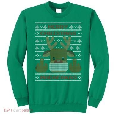 Merry Madafakas Funny Ugly Christmas Sweatshirt