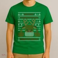 Merry Madafakas Funny Ugly Christmas T-Shirt thumb 3