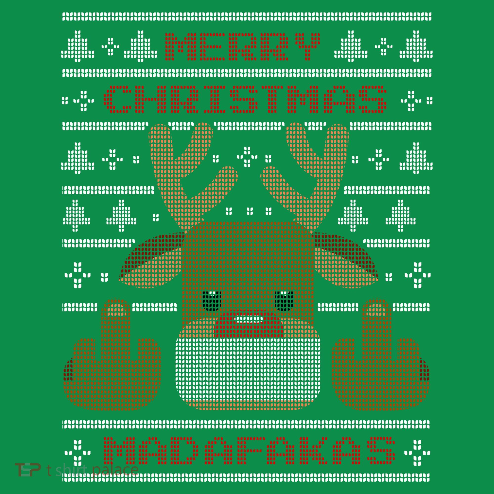 Merry Madafakas Funny Ugly Christmas Button