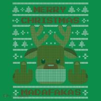Merry Madafakas Funny Ugly Christmas Ornament thumb 1