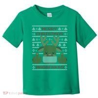 Merry Madafakas Funny Ugly Christmas Toddler T-Shirt thumb 0