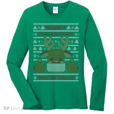 Merry Madafakas Funny Ugly Christmas Women's Long Sleeve Shirt
