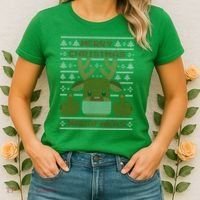 Merry Madafakas Funny Ugly Christmas Women's T-Shirt thumb 2