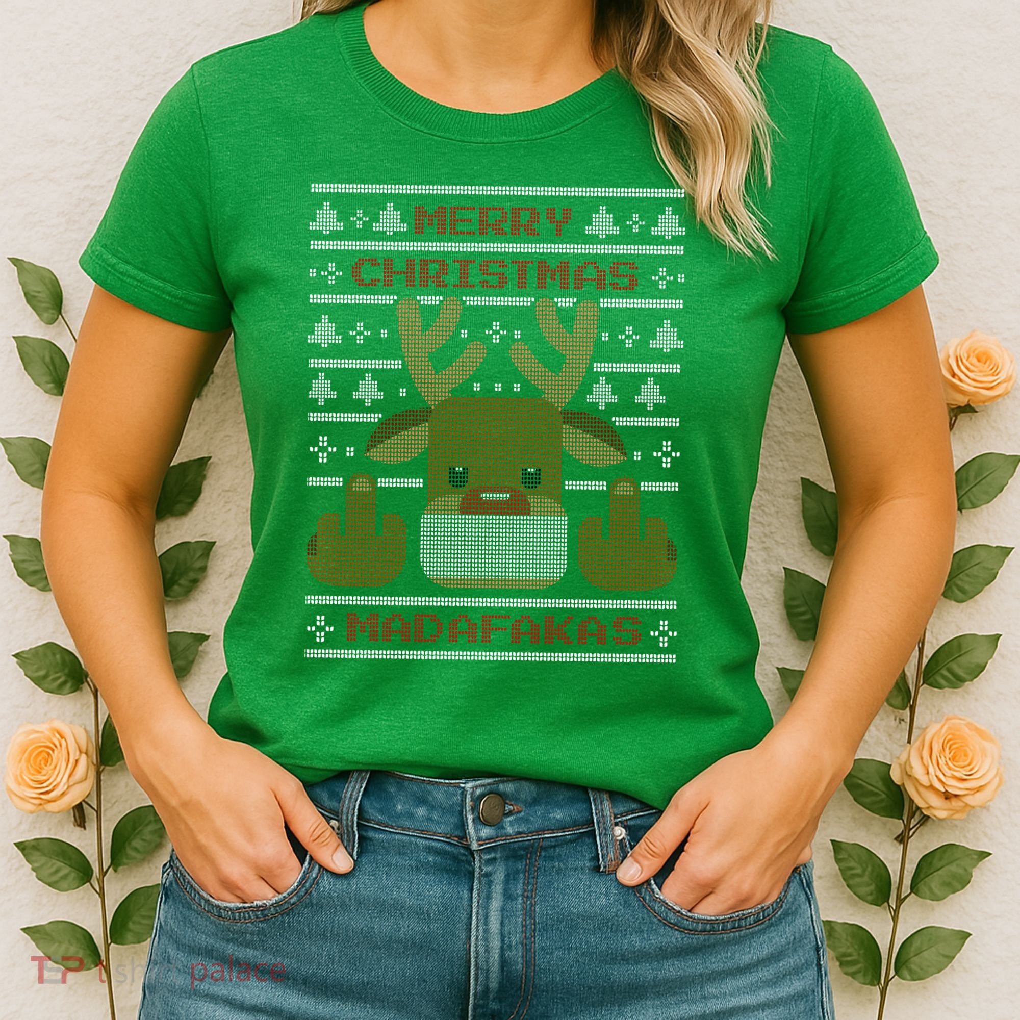 Merry Madafakas Funny Ugly Christmas Women's T-Shirt