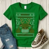 Merry Madafakas Funny Ugly Christmas Women's T-Shirt thumb 3