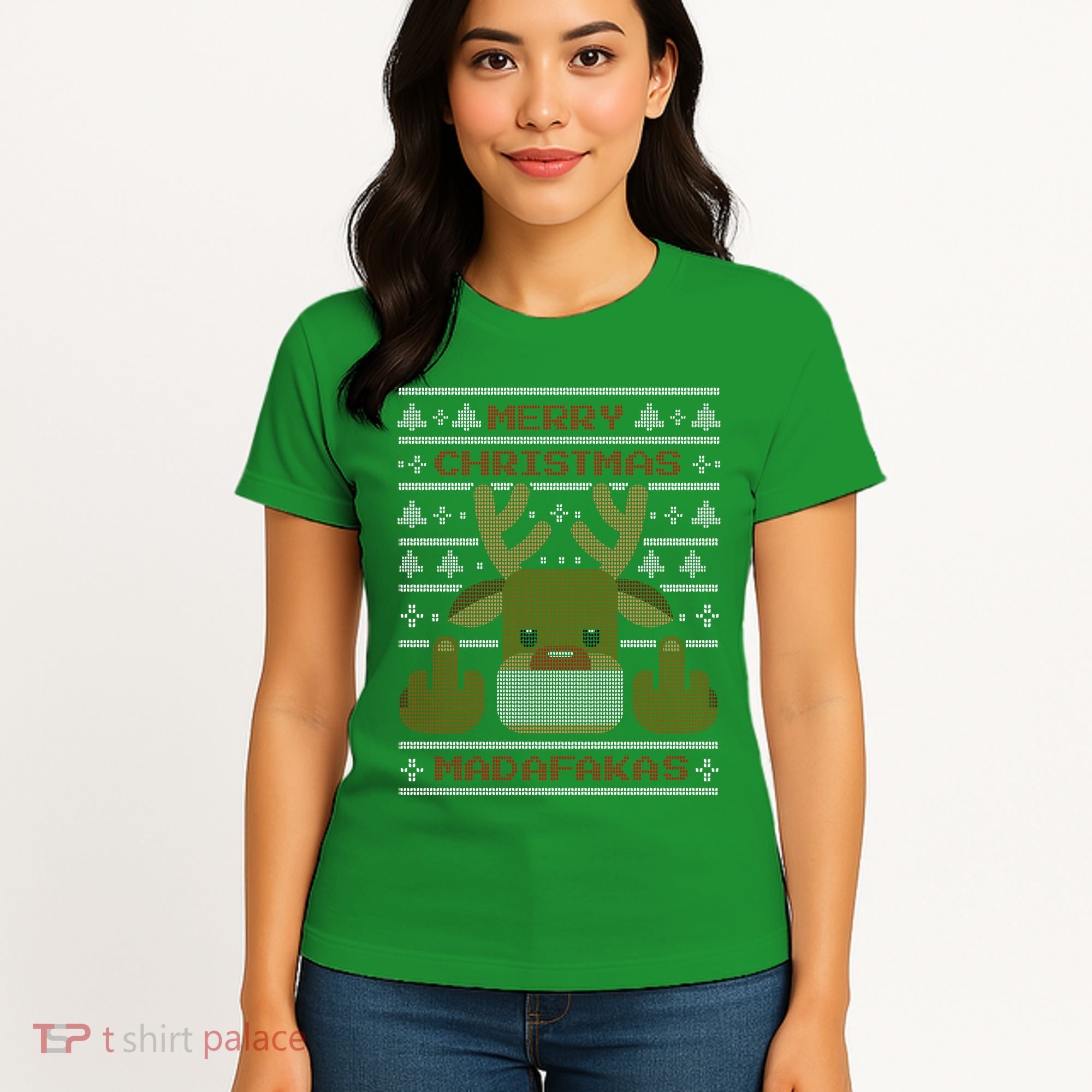 Merry Madafakas Funny Ugly Christmas Women's T-Shirt