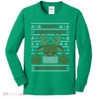 Merry Madafakas Funny Ugly Christmas Kids Long Sleeve Shirt thumb 0
