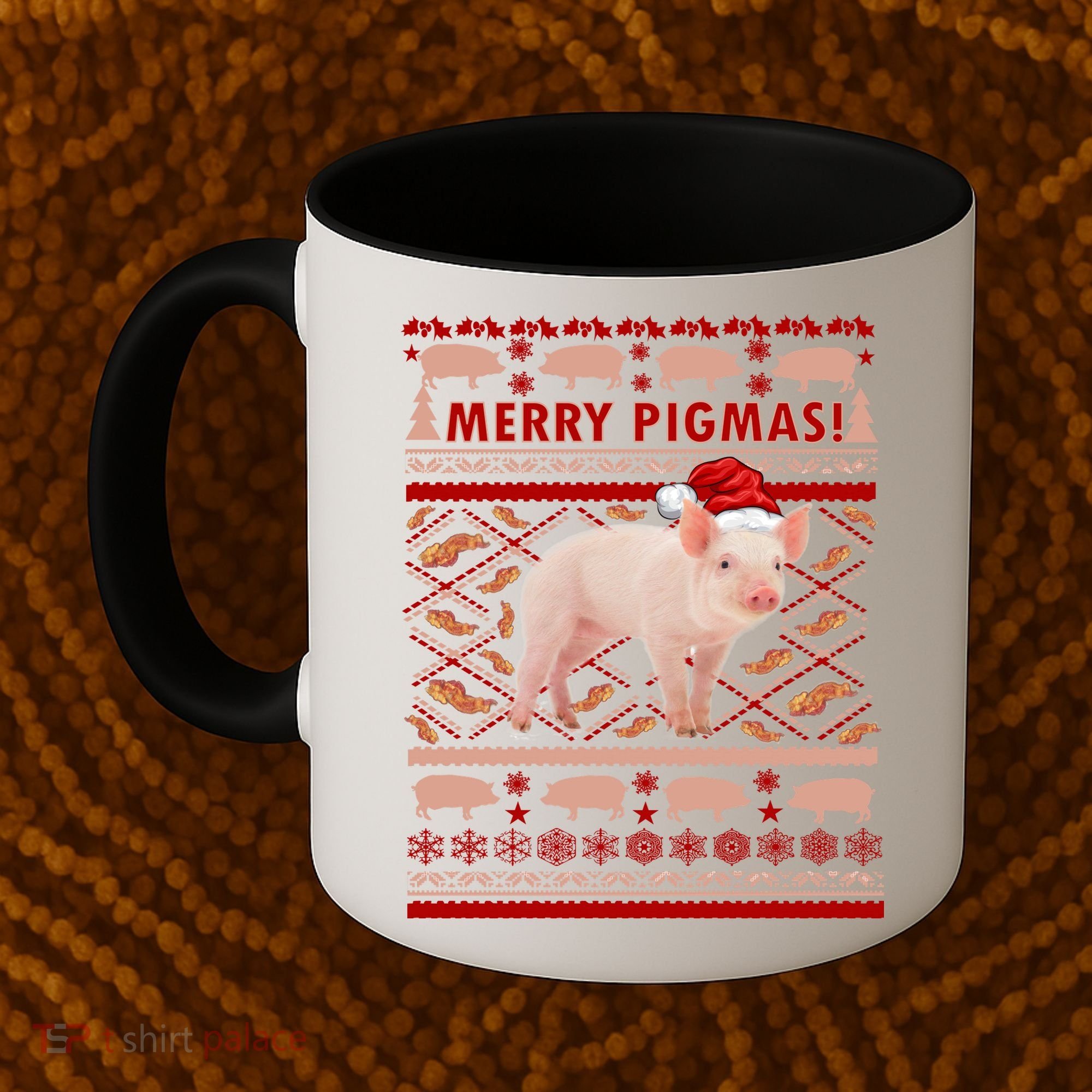 Merry Pigmas Christmas Pig Ugly Sweater Coffee Mug