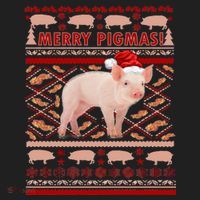 Merry Pigmas Christmas Pig Ugly Sweater Tumbler thumb 3