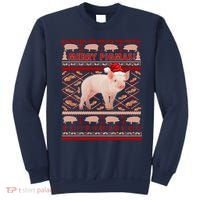 Merry Pigmas Christmas Pig Ugly Sweater Sweatshirt thumb 0