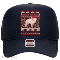 Merry Pigmas Christmas Pig Ugly Sweater Hat thumb 0