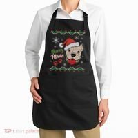 Merry Pitmas Ugly Christmas Sweater Apron thumb 2