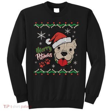 Merry Pitmas Ugly Christmas Sweater Sweatshirt