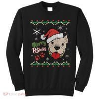 Merry Pitmas Ugly Christmas Sweater Sweatshirt thumb 0