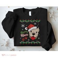 Merry Pitmas Ugly Christmas Sweater Sweatshirt thumb 2
