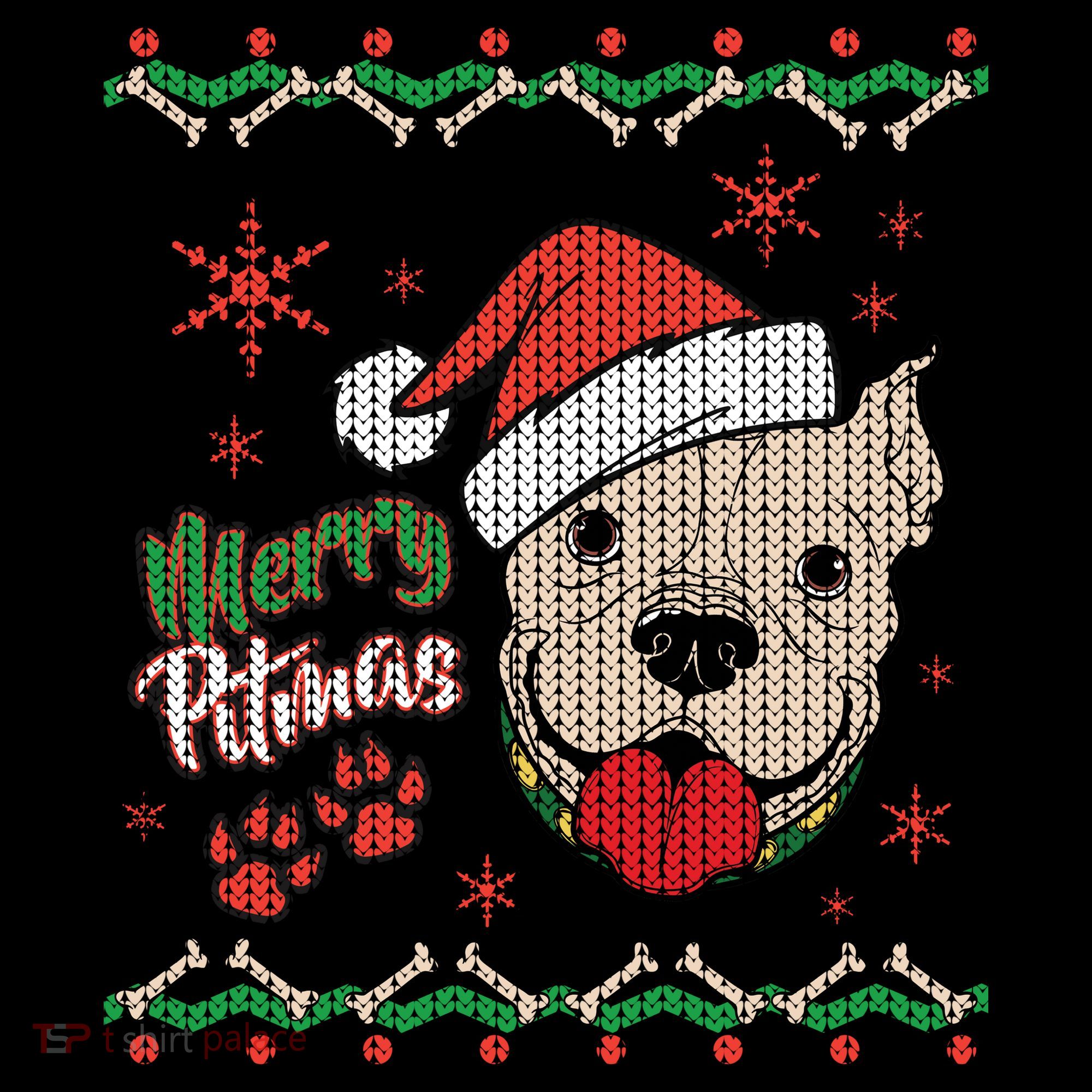 Merry Pitmas Ugly Christmas Sweater Coffee Mug