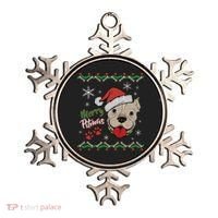 Merry Pitmas Ugly Christmas Sweater Ornament thumb 0