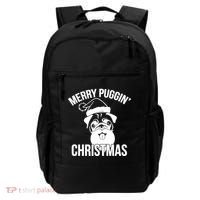Merry Puggin Christmas Pug Backpack thumb 0