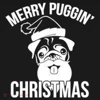 Merry Puggin Christmas Pug Backpack thumb 2