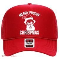 Merry Puggin Christmas Pug Hat thumb 0